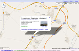 Haga Click aquí para ver la localización de las  plantas de PROYMEC en TOLEDO